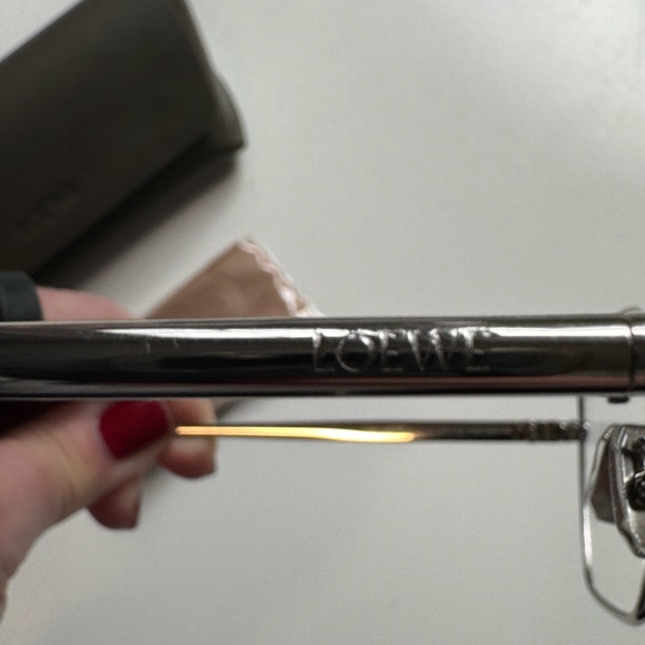 Loewe LW50073U 016 Geometric Eyeglasses 55mm – Silver NWOT- Unisex - Picture 5 of 11